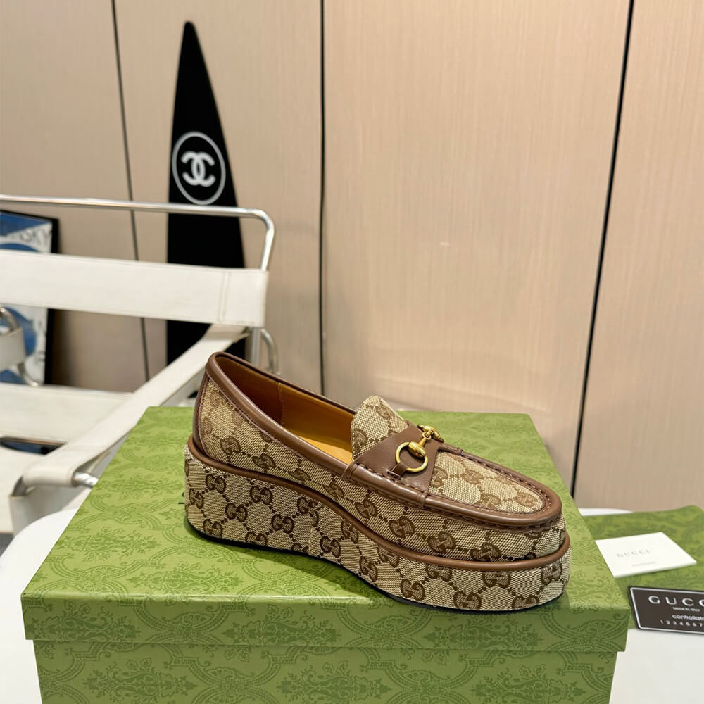 Gvc*1 Women’s Horsebit wedge loafer