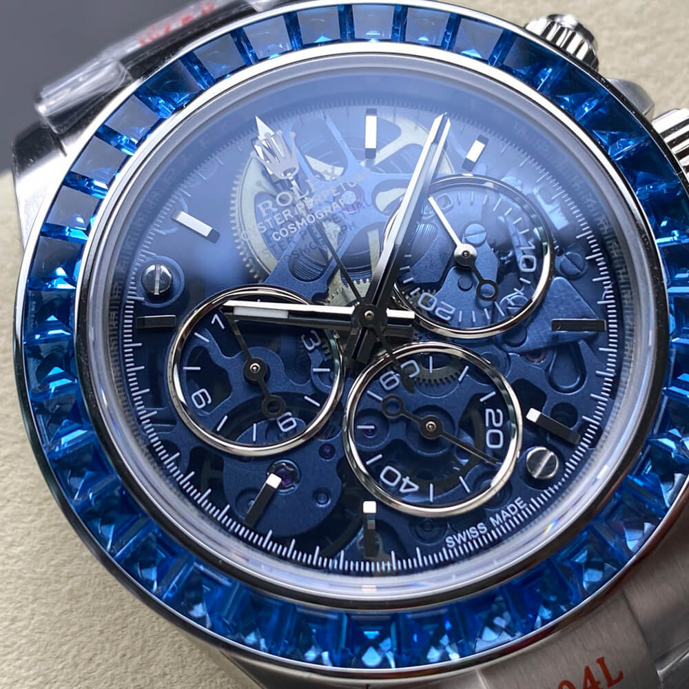 R01ex Diw Daytona skeleton dial