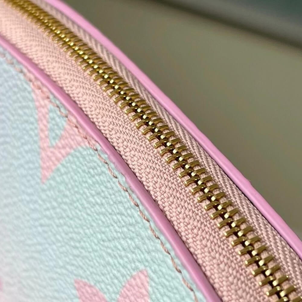 L0vis Vvtt0n Pastel Sunrise Cosmetic Pouch Pink