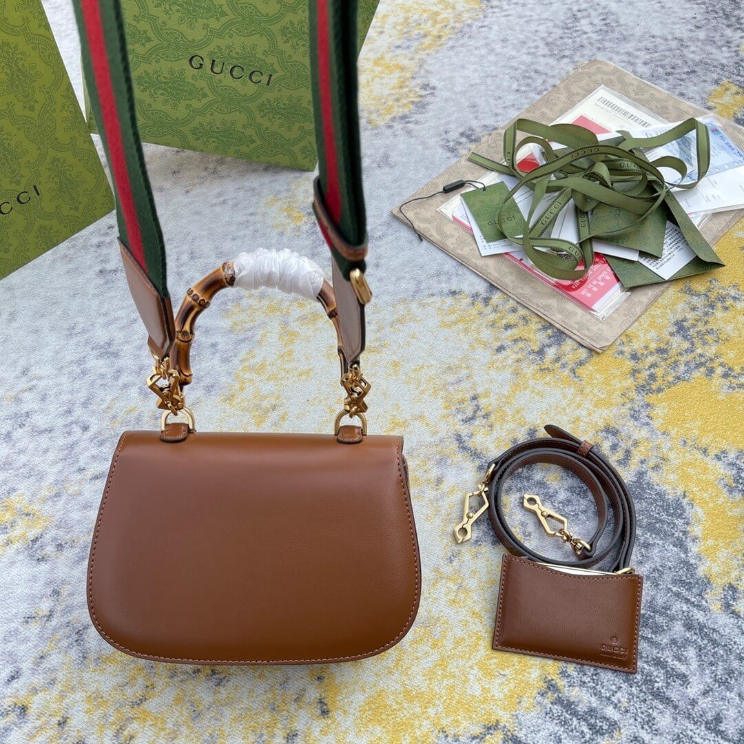 Gvc*1 BAMBOO 1947 JUMBO GG SMALL TOP HANDLE BAG