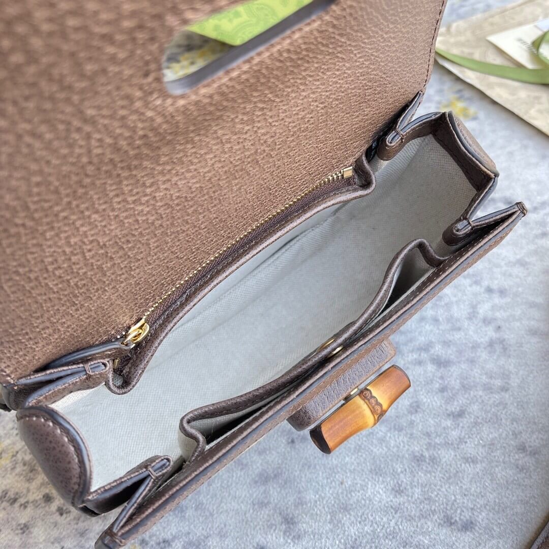 Gvc*1 BAMBOO 1947 JUMBO GG SMALL TOP HANDLE BAG