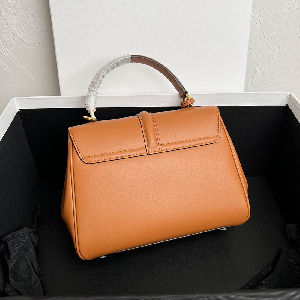 Ce1i*e SMALL 16 BAG IN SATINATED CALFSKIN(high-end grade)