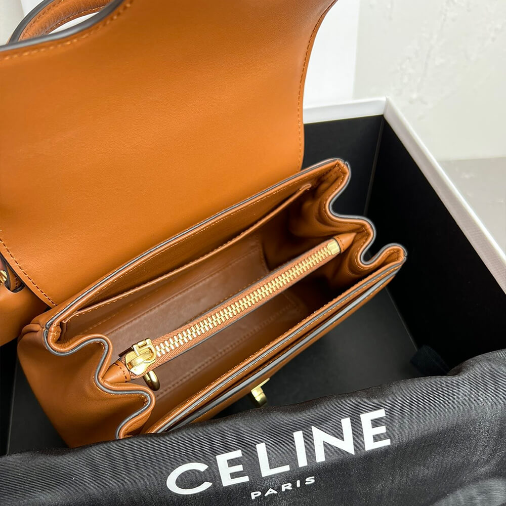 Ce1i*e MINI 16 IN SATINATED CALFSKIN(high-end grade)