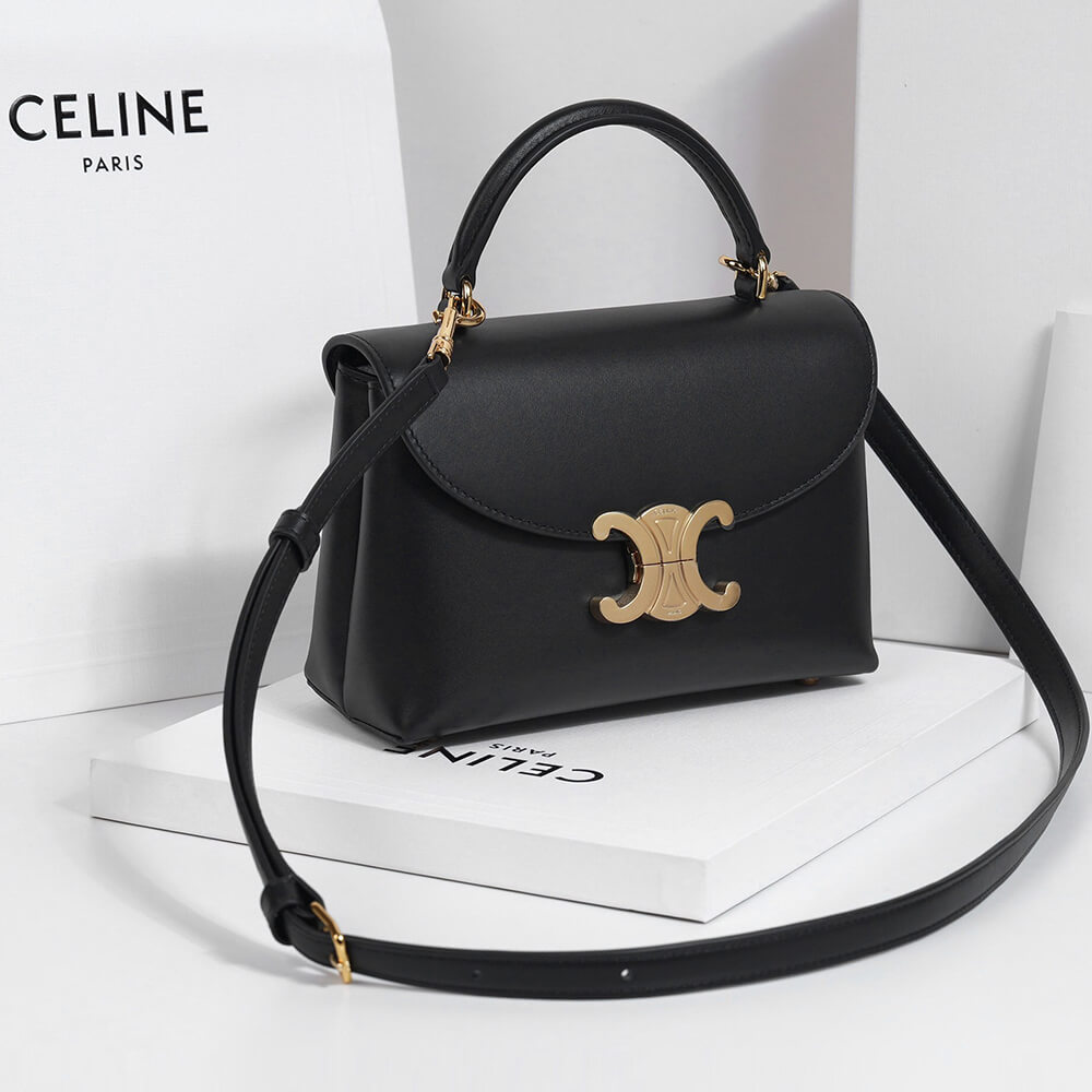 Ce1i*e TEEN NINO BAG IN TRIOMPHE CANVAS(HIGH-END GRADE)