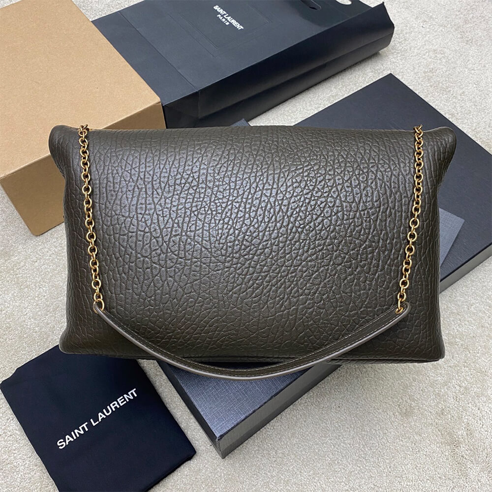 Y51 CASSANDRE XXL envelope pouch on chain in lambskin